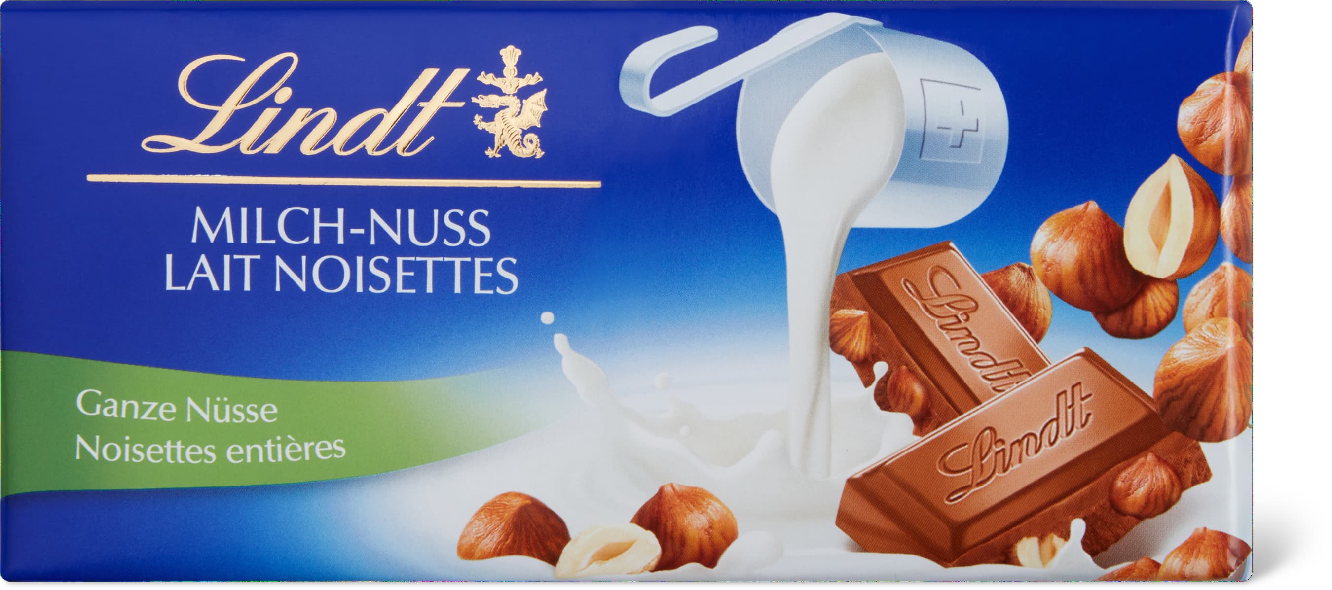 al latte con nocciole